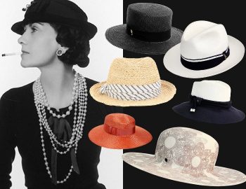 Coco Chanel e i cappellini in paglia