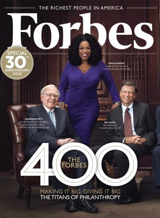 Oprah Winfrey e la copertina di Forbes