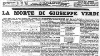 Il Corriere e la morte di Giuseppe Verdi