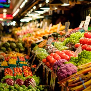 Verdure e frutta nel Mercato Centrale