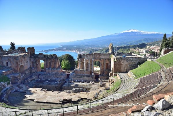 Lo storico teatro di Taormina